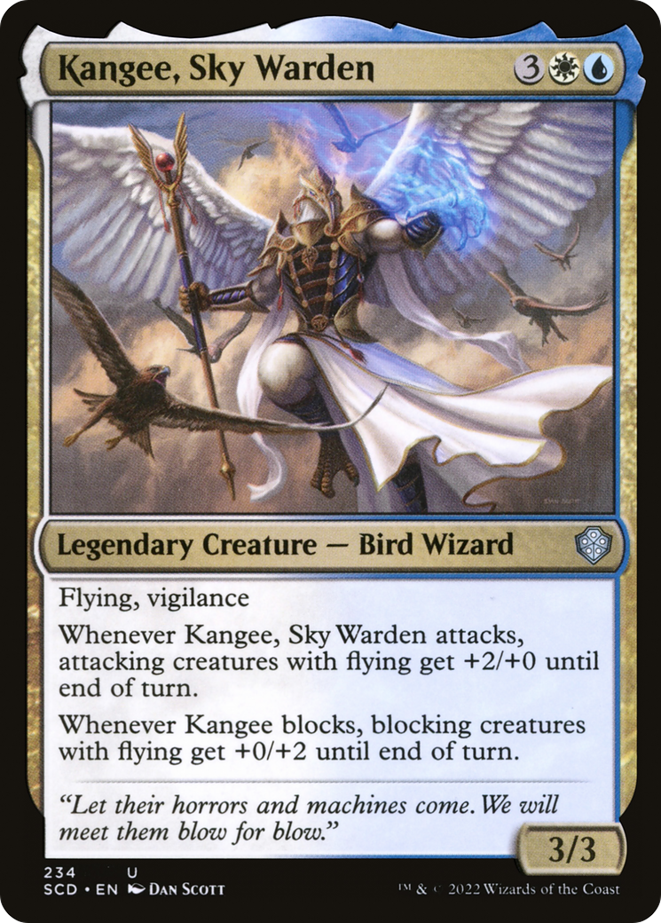 Kangee, Sky Warden (SCD-234) - Starter Commander Decks - Premium MTG Single from Wizards of the Coast - Just $0.08! Shop now at Game Crave Tournament Store