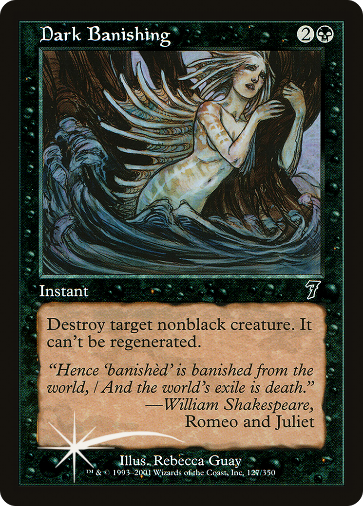 Dark Banishing (7ED-127★) - Seventh Edition Foil - Premium MTG Single from Wizards of the Coast - Just $4.32! Shop now at Game Crave Tournament Store