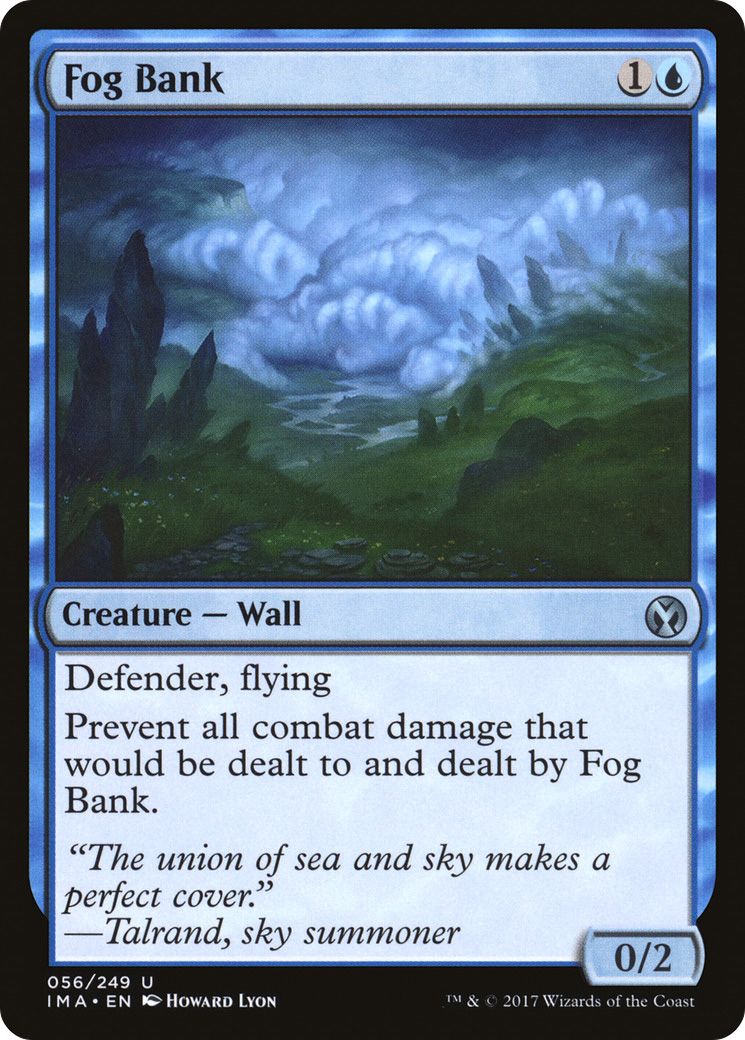 Fog Bank (IMA-056) - Iconic Masters - Premium MTG Single from Wizards of the Coast - Just $0.08! Shop now at Game Crave Tournament Store