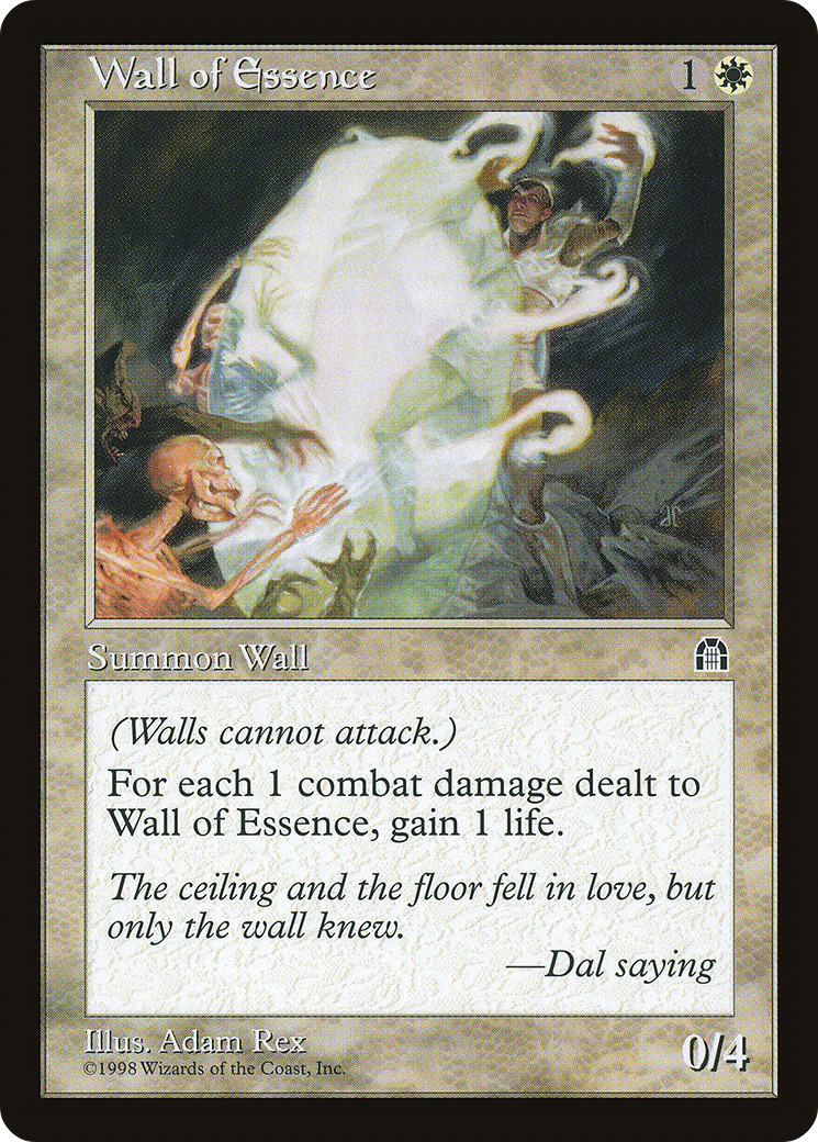 Wall of Essence (STH-022) - Stronghold - Premium MTG Single from Wizards of the Coast - Just $0.08! Shop now at Game Crave Tournament Store