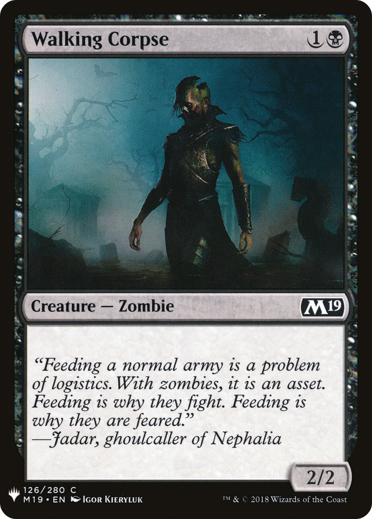 Walking Corpse (MB1-819) - Mystery Booster - Premium MTG Single from Wizards of the Coast - Just $0.08! Shop now at Game Crave Tournament Store