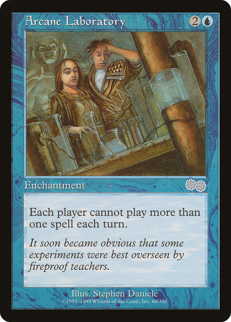 Arcane Laboratory (USG-060) - Urza's Saga - Premium MTG Single from Wizards of the Coast - Just $0.32! Shop now at Game Crave Tournament Store