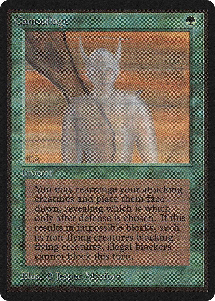 Camouflage (LEB-188) - Limited Edition Beta - Premium MTG Single from Wizards of the Coast - Just $4.67! Shop now at Game Crave Tournament Store