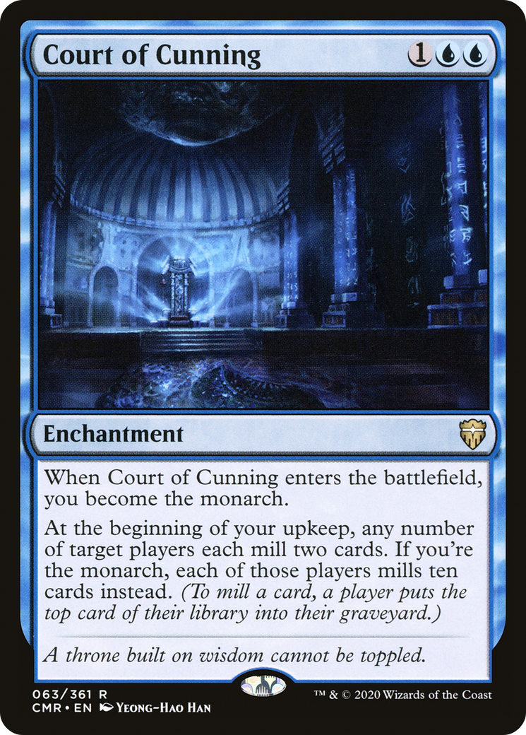 Court of Cunning (CMR-063) - Commander Legends - Premium MTG Single from Wizards of the Coast - Just $0.81! Shop now at Game Crave Tournament Store