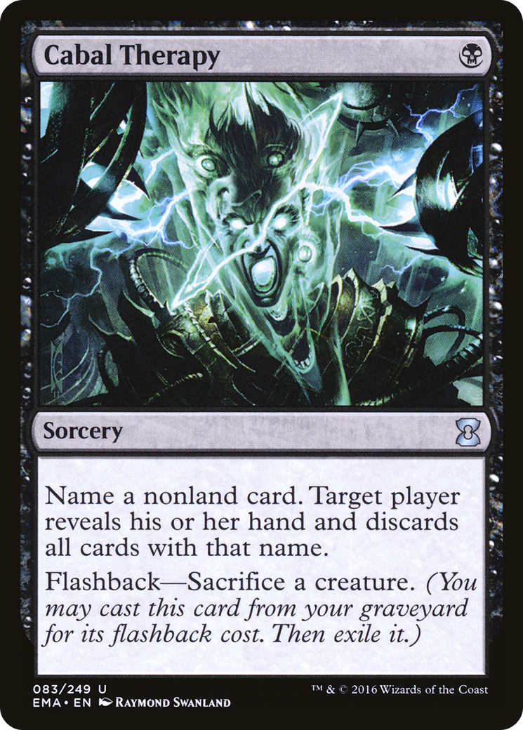 Cabal Therapy (EMA-083) - Eternal Masters - Premium MTG Single from Wizards of the Coast - Just $0.19! Shop now at Game Crave Tournament Store