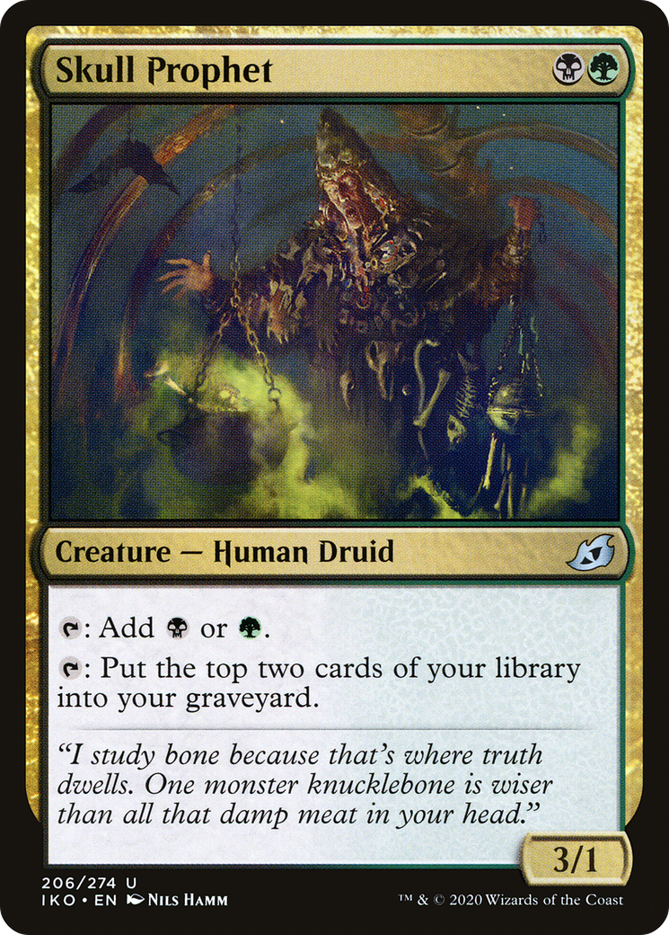 Skull Prophet (IKO-206) - Ikoria: Lair of Behemoths - Premium MTG Single from Wizards of the Coast - Just $0.13! Shop now at Game Crave Tournament Store
