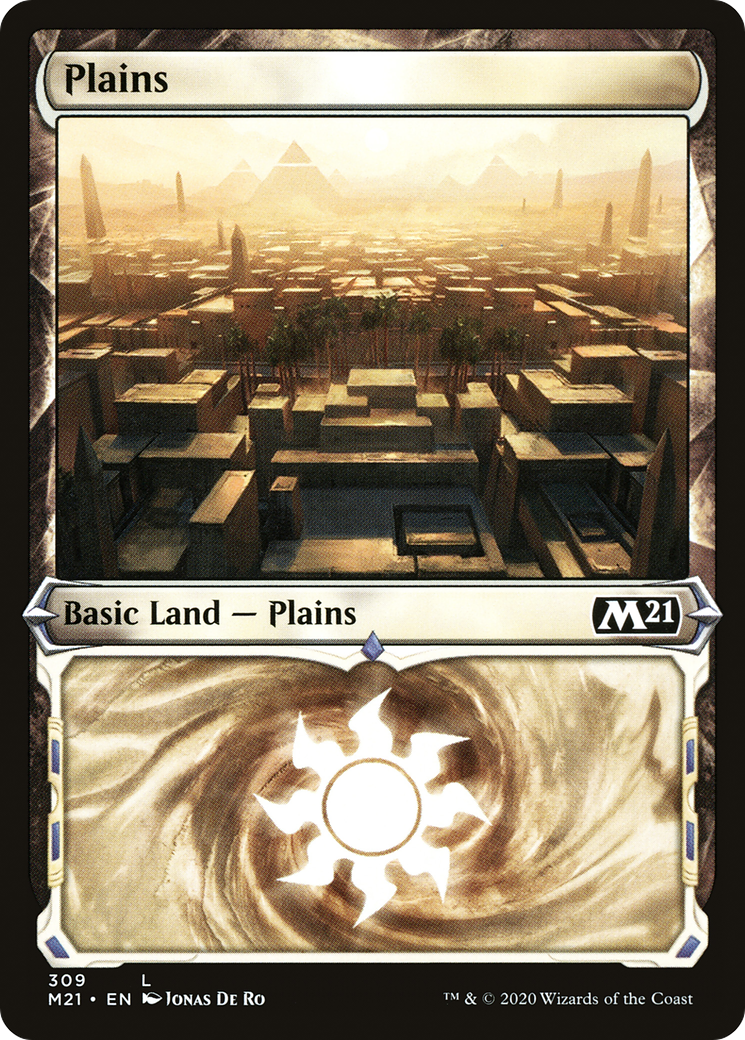 Plains (M21-309) - Core Set 2021: (Showcase) - Premium MTG Single from Wizards of the Coast - Just $0.09! Shop now at Game Crave Tournament Store