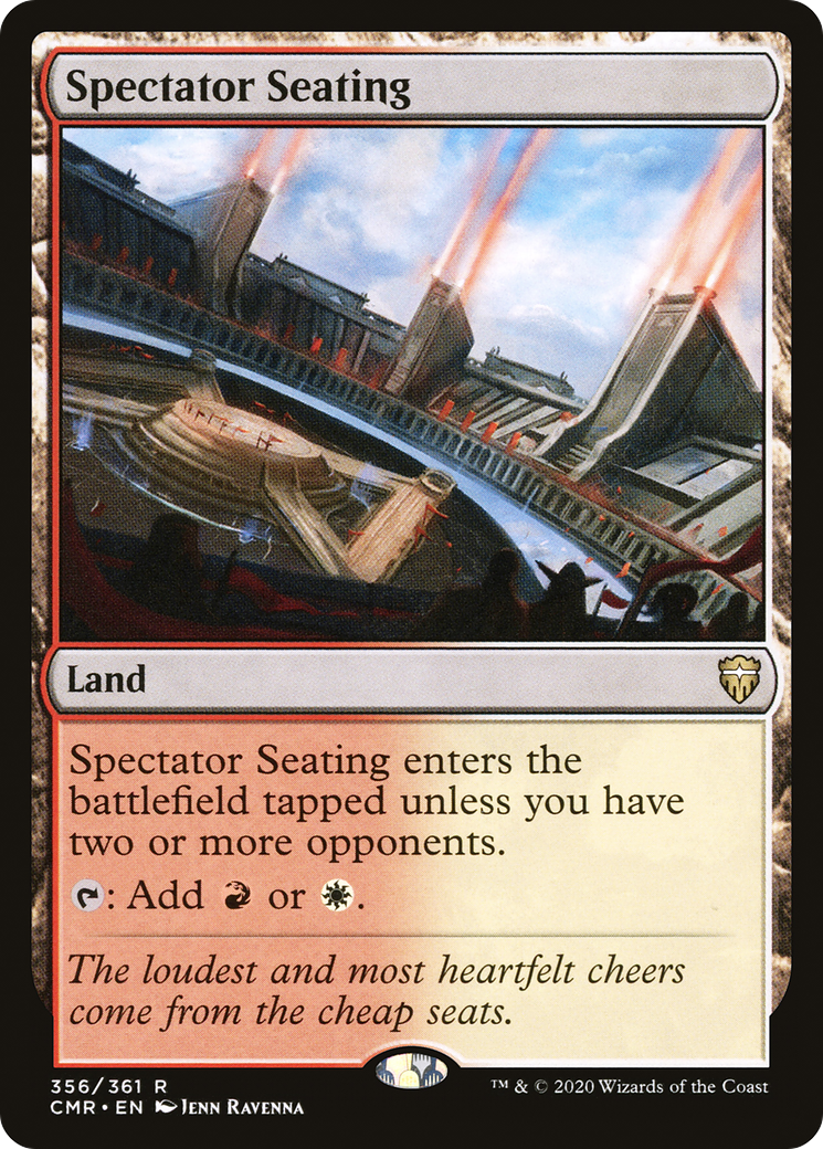 Spectator Seating (CMR-356) - Commander Legends Foil - Premium MTG Single from Wizards of the Coast - Just $2.74! Shop now at Game Crave Tournament Store