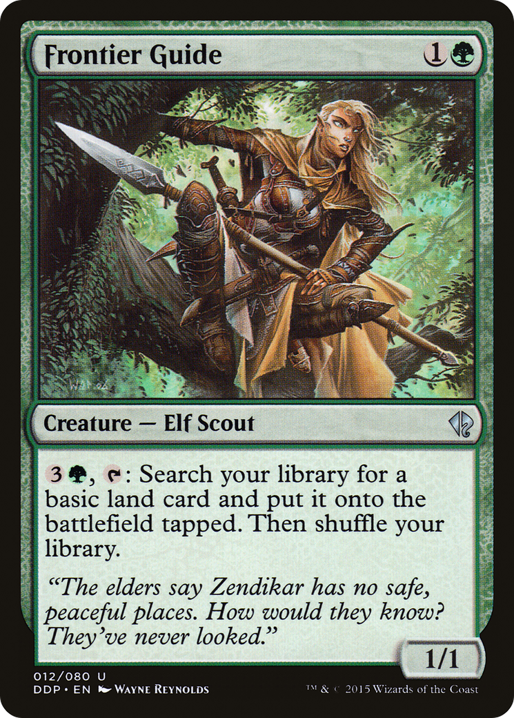 Frontier Guide (DDP-012) - Duel Decks: Zendikar vs. Eldrazi - Premium MTG Single from Wizards of the Coast - Just $0.08! Shop now at Game Crave Tournament Store