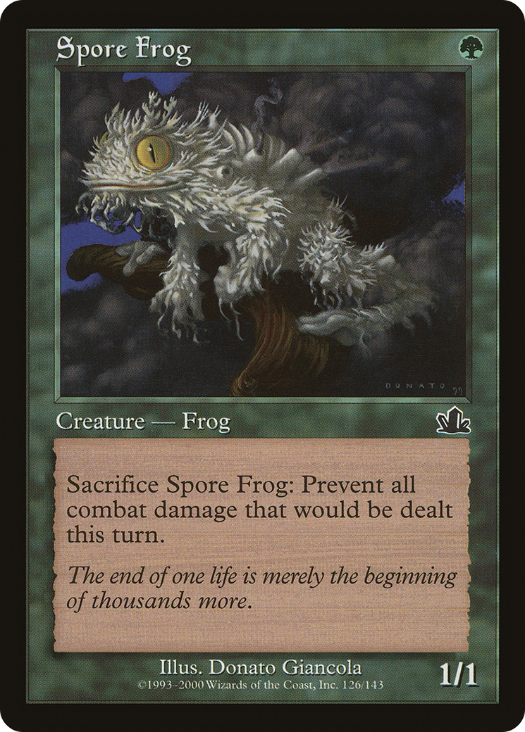 Spore Frog (PCY-126) - Prophecy Foil - Premium MTG Single from Wizards of the Coast - Just $11.09! Shop now at Game Crave Tournament Store