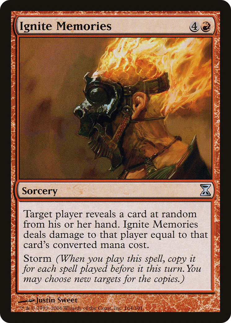Ignite Memories (TSP-164) - Time Spiral - Premium MTG Single from Wizards of the Coast - Just $0.09! Shop now at Game Crave Tournament Store