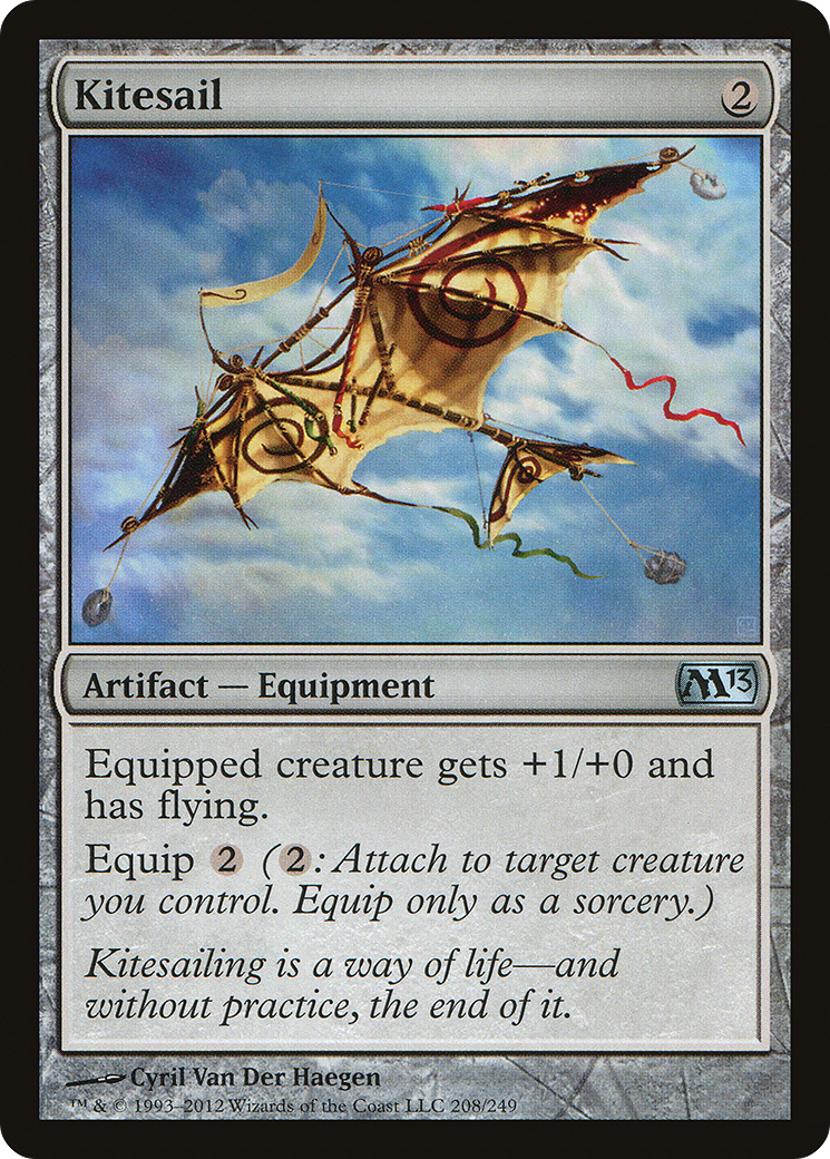 Kitesail (M13-208) - Magic 2013 Foil - Premium MTG Single from Wizards of the Coast - Just $0.08! Shop now at Game Crave Tournament Store