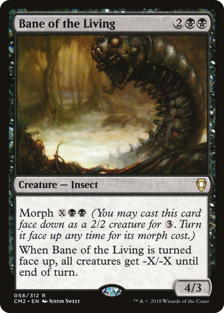 Bane of the Living (CM2-058) - Commander Anthology Volume II - Premium MTG Single from Wizards of the Coast - Just $0.08! Shop now at Game Crave Tournament Store