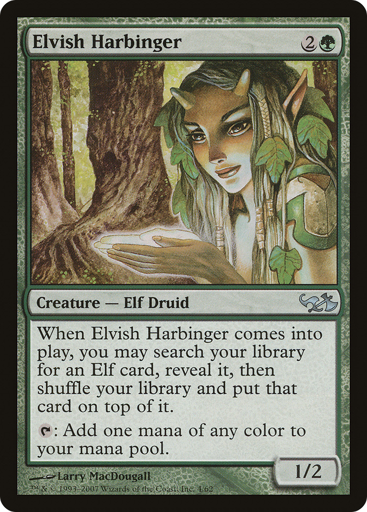 Elvish Harbinger (DD1-004) - Duel Decks: Elves vs. Goblins - Premium MTG Single from Wizards of the Coast - Just $0.86! Shop now at Game Crave Tournament Store