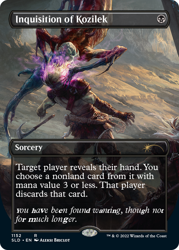 Inquisition of Kozilek (SLD-1152) - Secret Lair Drop (Borderless) - Premium MTG Single from Wizards of the Coast - Just $2.63! Shop now at Game Crave Tournament Store