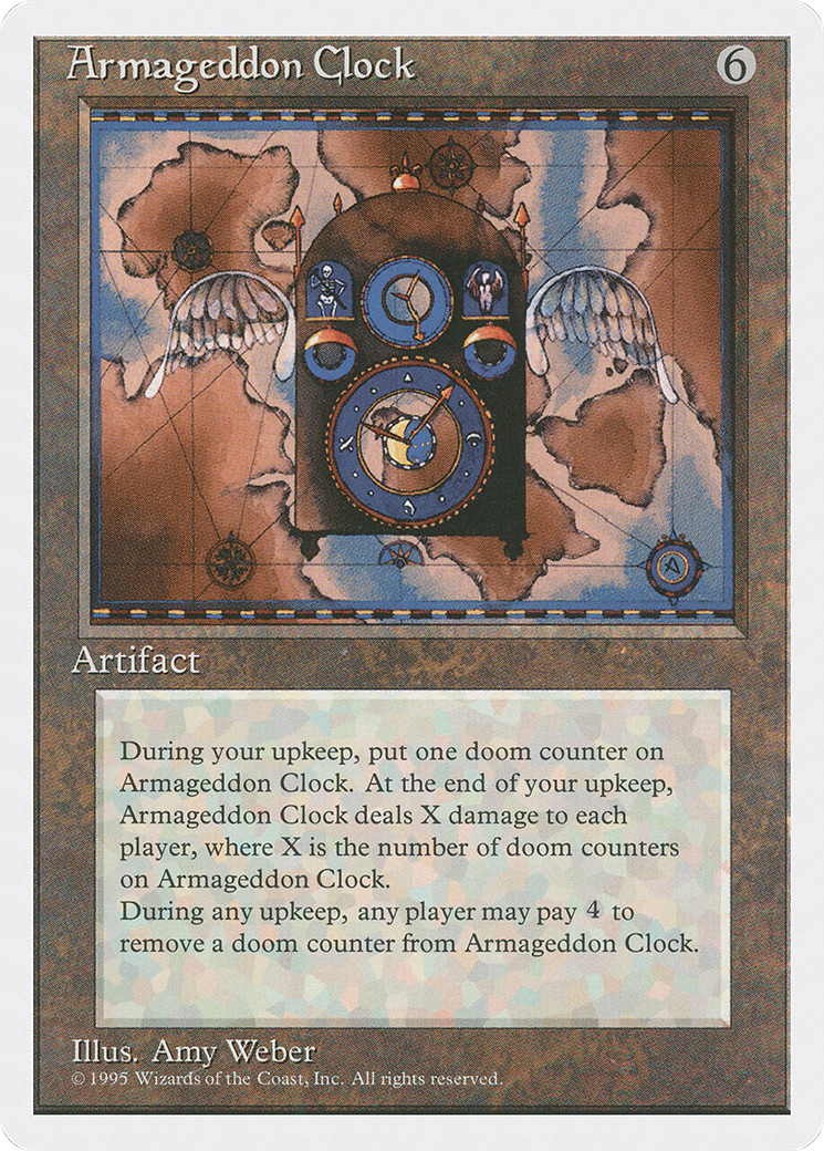 Armageddon Clock (4ED-295) - Fourth Edition - Premium MTG Single from Wizards of the Coast - Just $0.17! Shop now at Game Crave Tournament Store