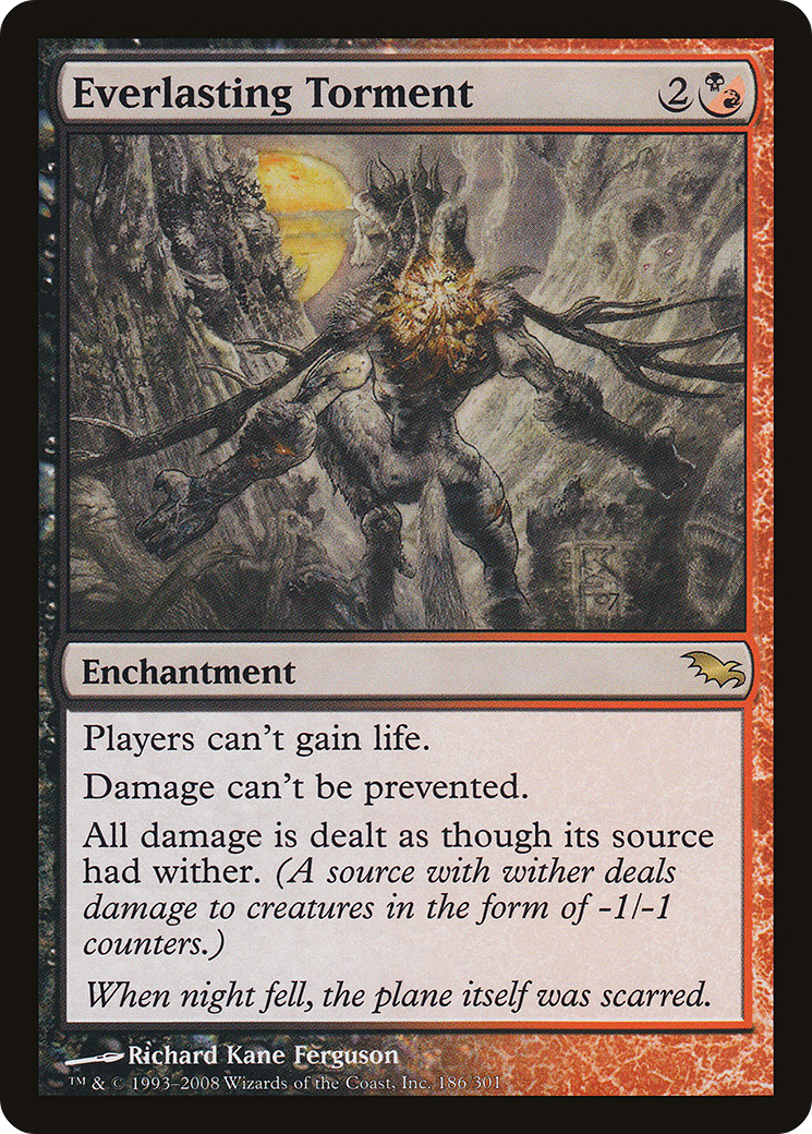 Everlasting Torment (SHM-186) - Shadowmoor Foil - Premium MTG Single from Wizards of the Coast - Just $5.70! Shop now at Game Crave Tournament Store