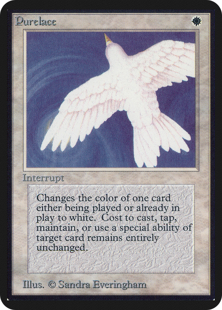 Purelace (LEA-032) - Limited Edition Alpha - Premium MTG Single from Wizards of the Coast - Just $51.30! Shop now at Game Crave Tournament Store