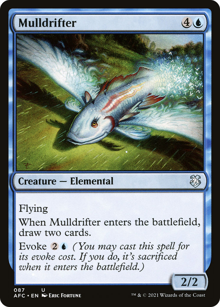 Mulldrifter (AFC-087) - Forgotten Realms Commander - Premium MTG Single from Wizards of the Coast - Just $0.08! Shop now at Game Crave Tournament Store