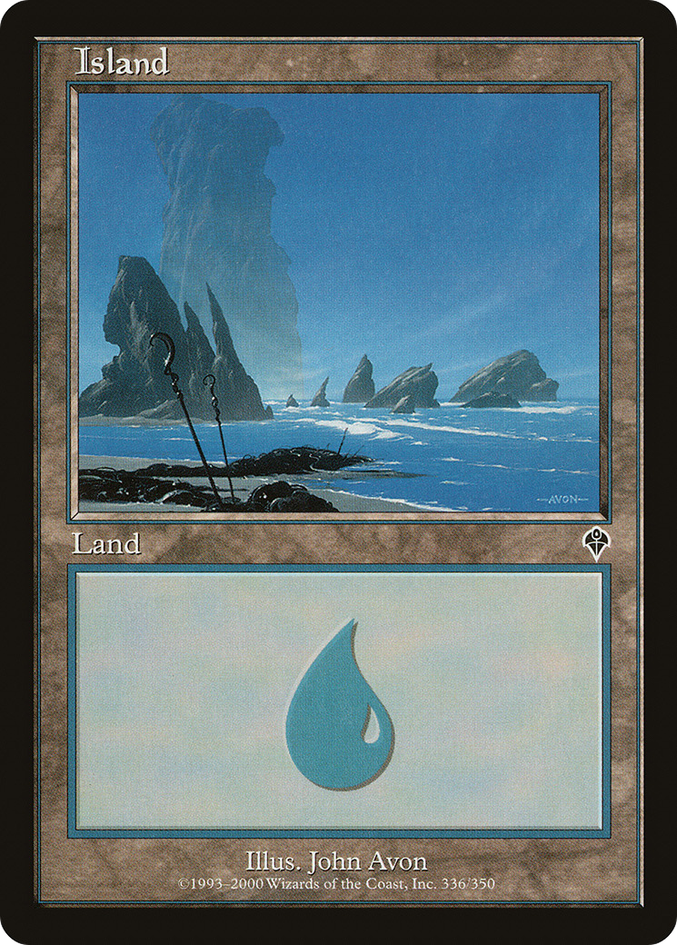 Island (INV-336) - Invasion Foil - Premium MTG Single from Wizards of the Coast - Just $1.37! Shop now at Game Crave Tournament Store