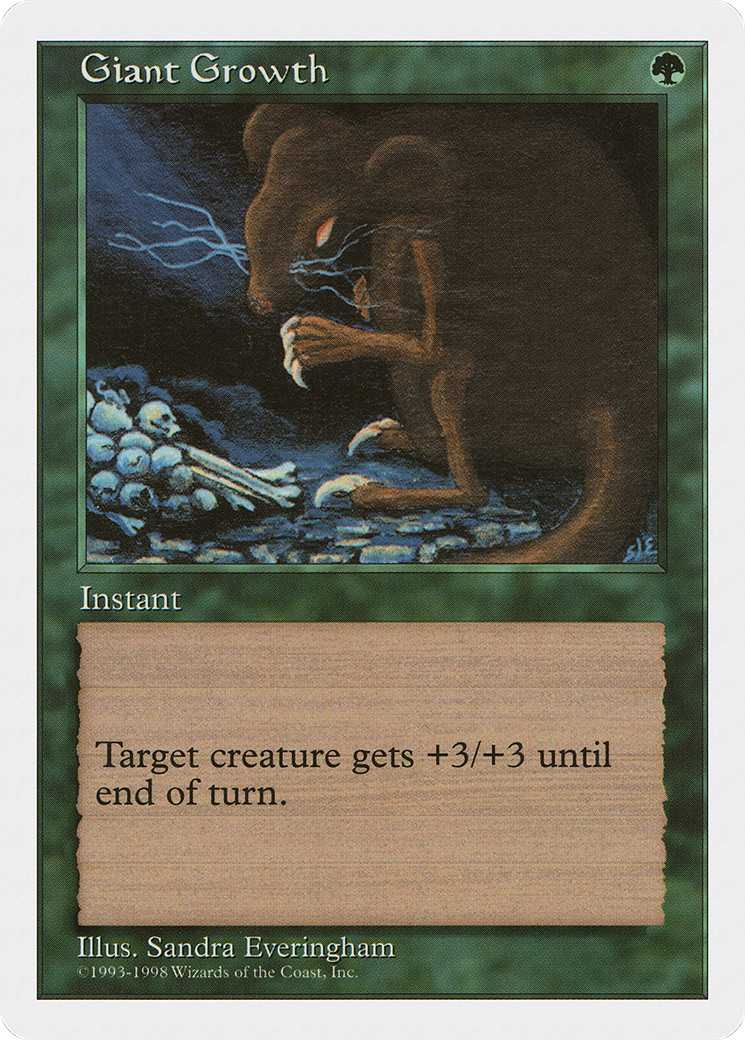 Giant Growth (ATH-055) - Anthologies - Premium MTG Single from Wizards of the Coast - Just $0.09! Shop now at Game Crave Tournament Store