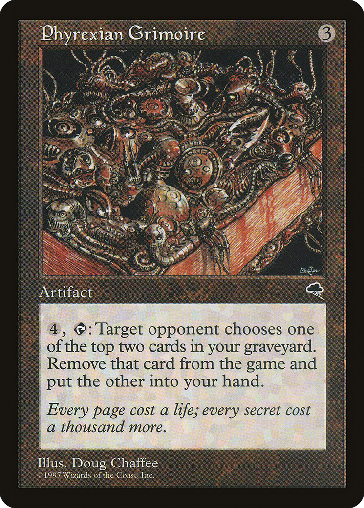 Phyrexian Grimoire (TMP-301) - Tempest - Premium MTG Single from Wizards of the Coast - Just $0.08! Shop now at Game Crave Tournament Store