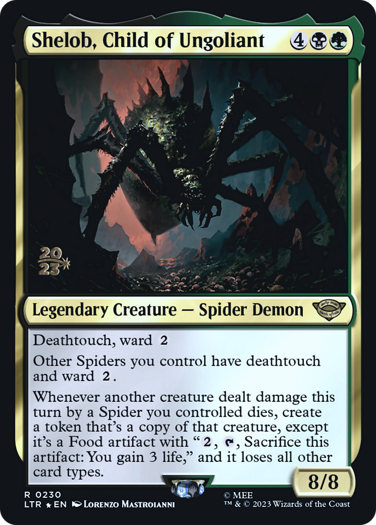 Shelob, Child of Ungoliant (PLTR-230S) - Tales of Middle-earth Promos Foil - Premium MTG Single from Wizards of the Coast - Just $1.37! Shop now at Game Crave Tournament Store