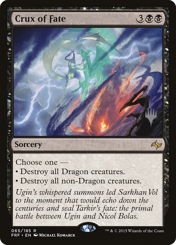 Crux of Fate (PFRF-65P) - Fate Reforged Promos - Premium MTG Single from Wizards of the Coast - Just $8.43! Shop now at Game Crave Tournament Store