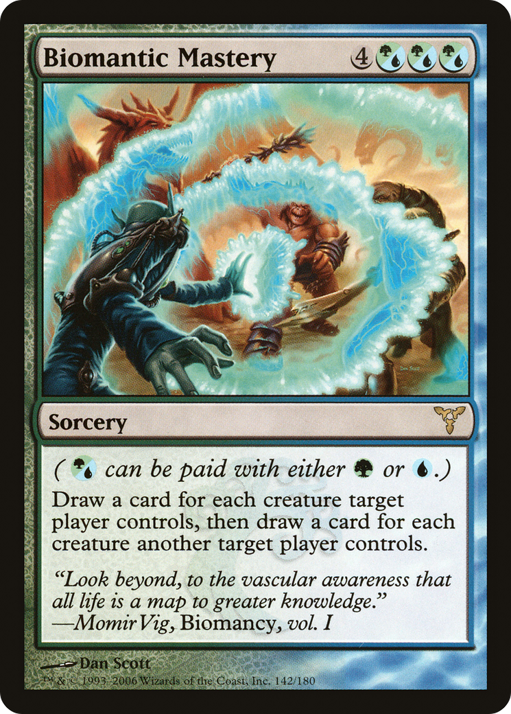 Biomantic Mastery (DIS-142) - Dissension - Premium MTG Single from Wizards of the Coast - Just $0.29! Shop now at Game Crave Tournament Store