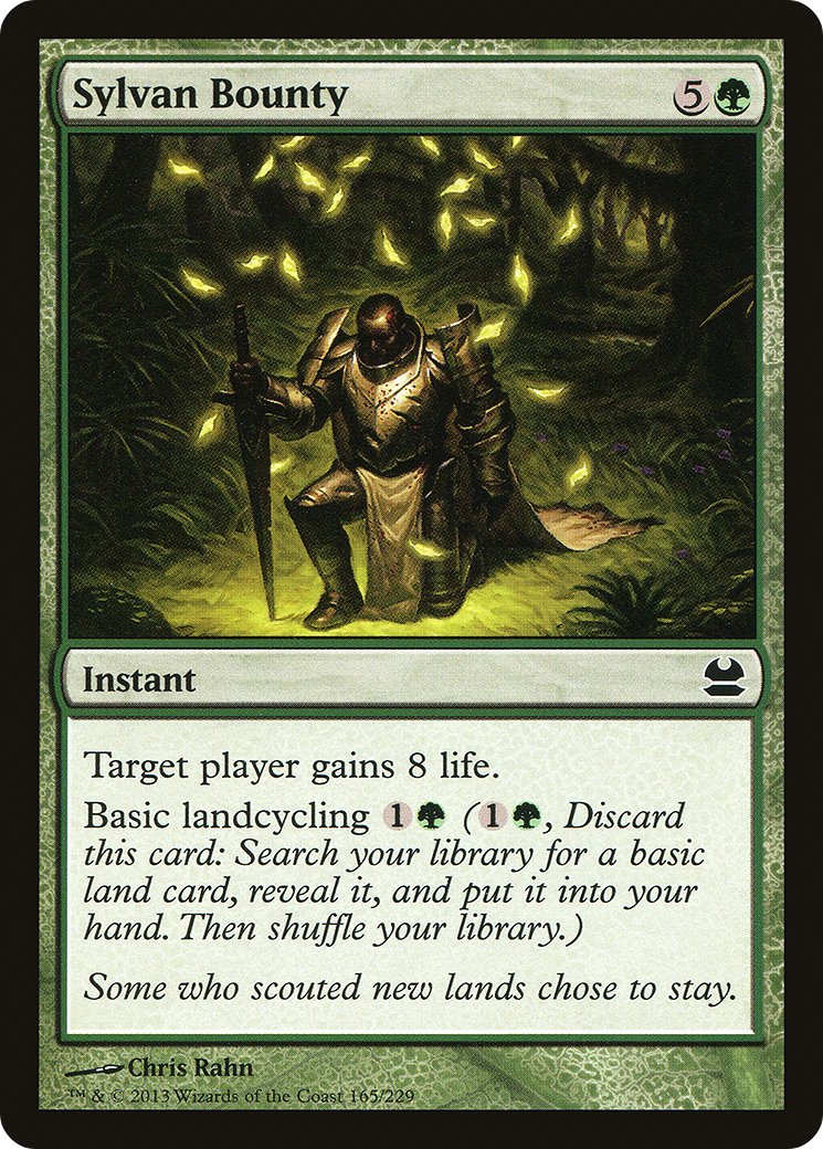 Sylvan Bounty (MMA-165) - Modern Masters Foil - Premium MTG Single from Wizards of the Coast - Just $0.25! Shop now at Game Crave Tournament Store