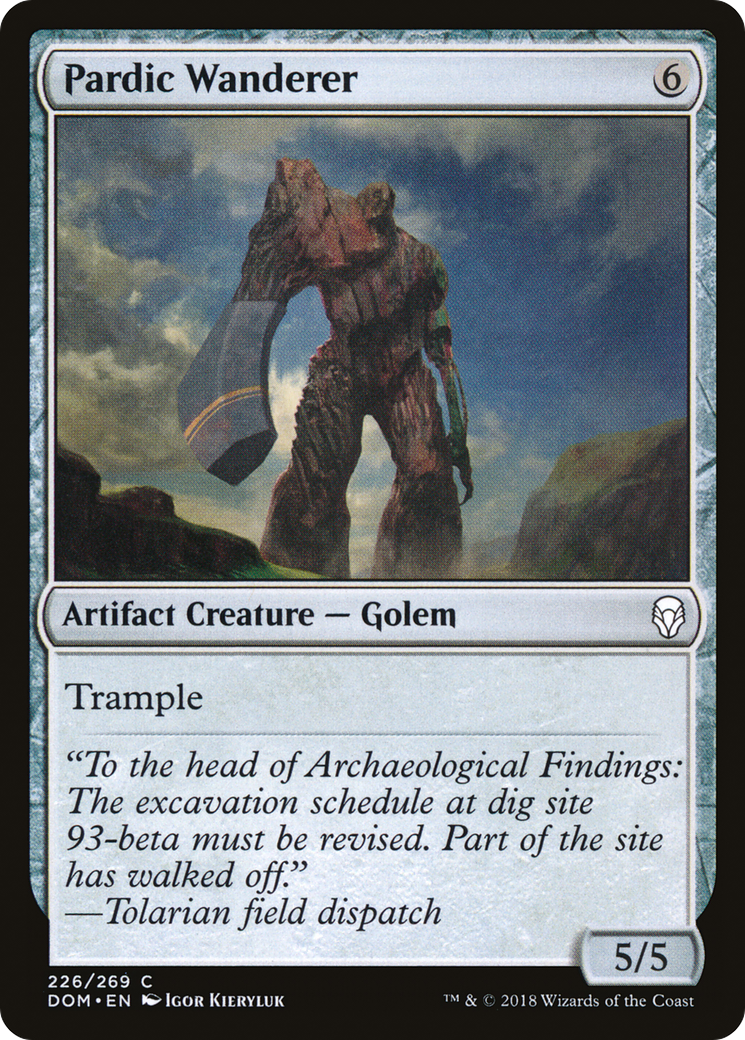 Pardic Wanderer (DOM-226) - Dominaria - Premium MTG Single from Wizards of the Coast - Just $0.08! Shop now at Game Crave Tournament Store