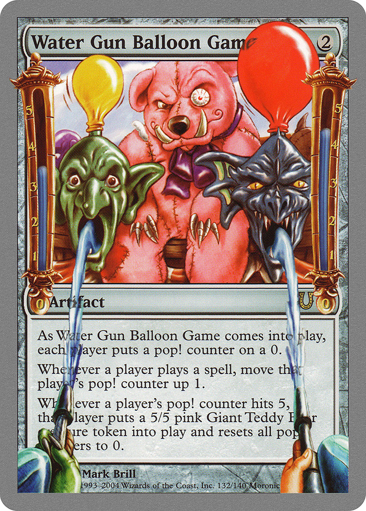 Water Gun Balloon Game (UNH-132) - Unhinged - Premium MTG Single from Wizards of the Coast - Just $0.46! Shop now at Game Crave Tournament Store