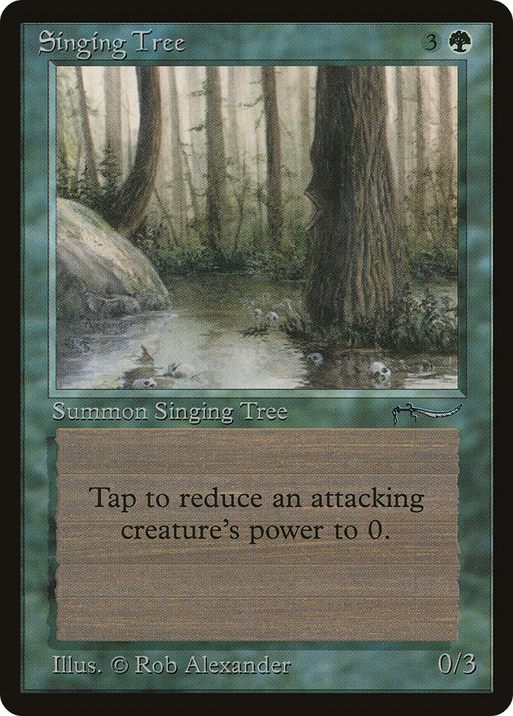 Singing Tree (ARN-054) - Arabian Nights - Premium MTG Single from Wizards of the Coast - Just $31.23! Shop now at Game Crave Tournament Store