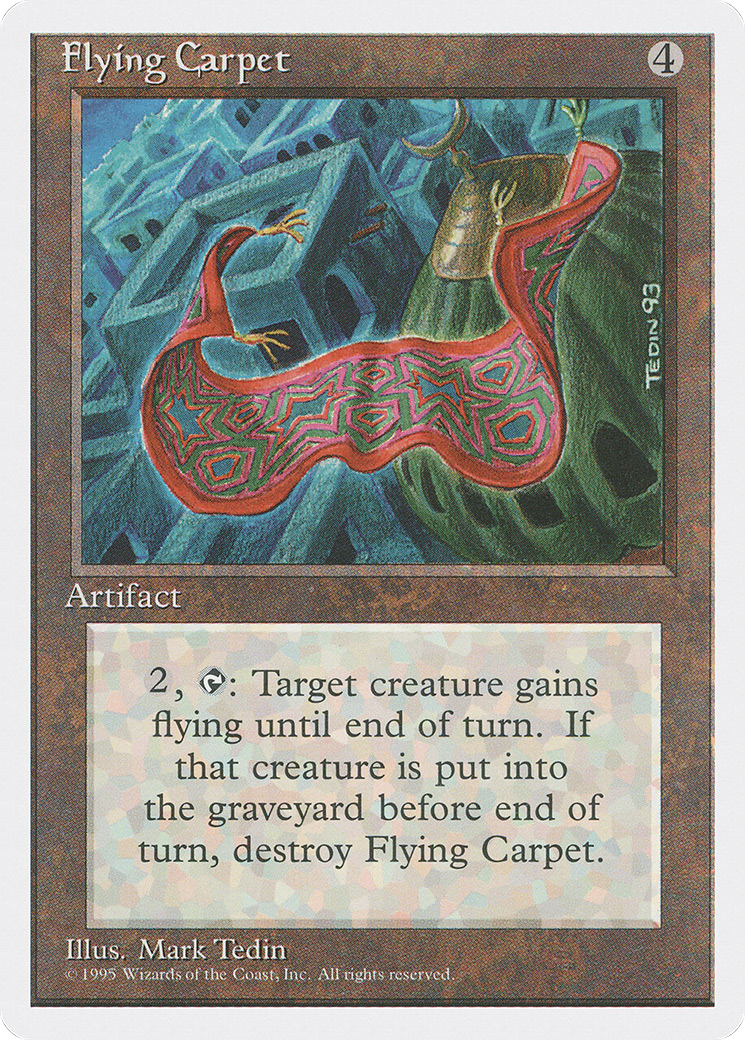 Flying Carpet (4ED-320) - Fourth Edition - Premium MTG Single from Wizards of the Coast - Just $0.08! Shop now at Game Crave Tournament Store