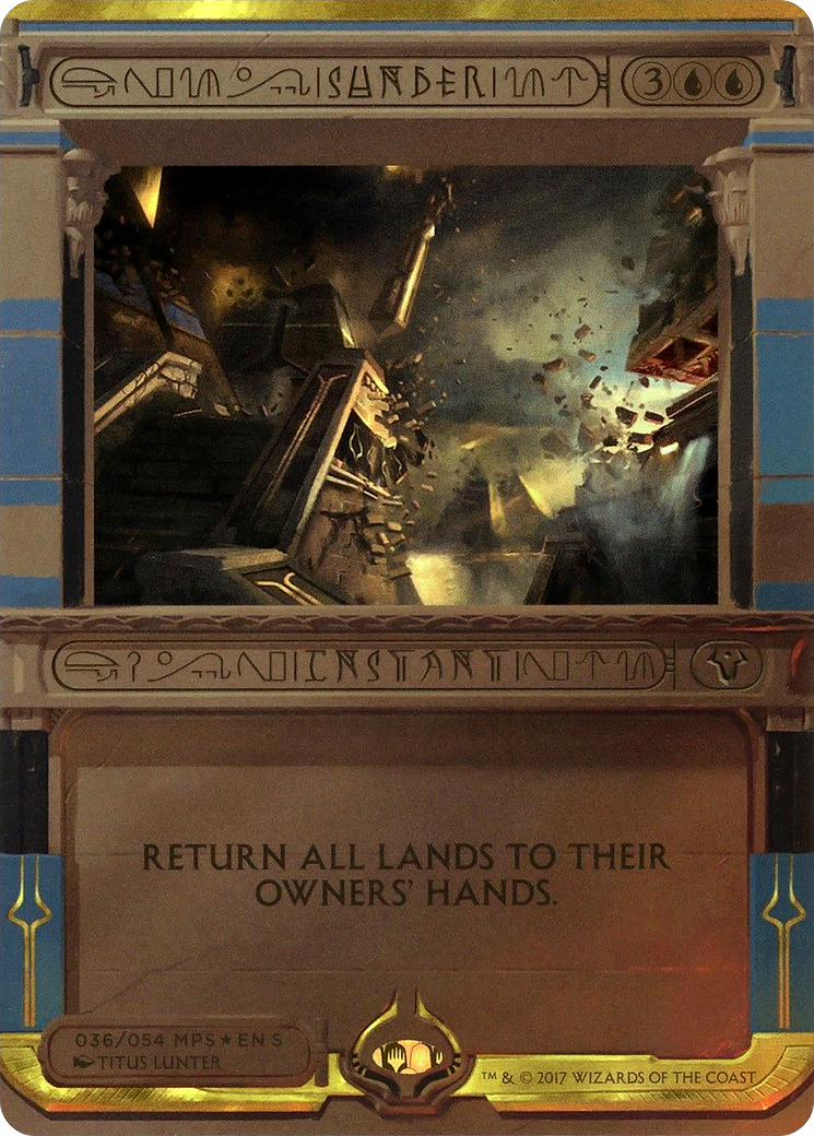 Sunder (MP2-036) - Amonkhet Invocations (Borderless) Foil - Premium MTG Single from Wizards of the Coast - Just $5.30! Shop now at Game Crave Tournament Store