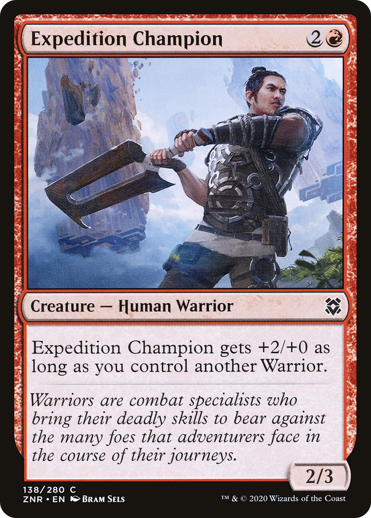 Expedition Champion (ZNR-138) - Zendikar Rising Foil - Premium MTG Single from Wizards of the Coast - Just $0.08! Shop now at Game Crave Tournament Store