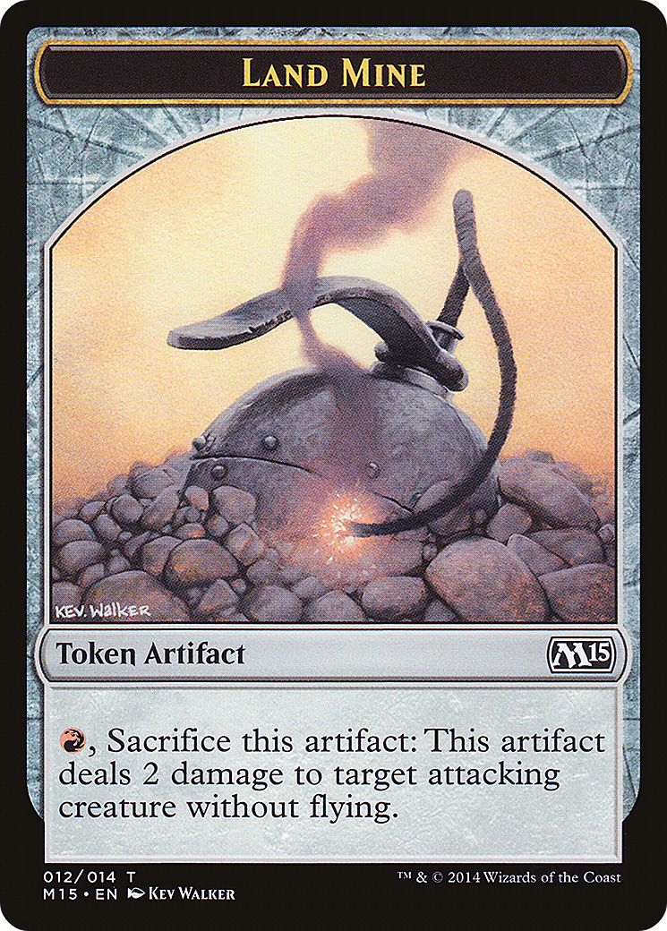 Land Mine (TM15-012) - Magic 2015 Tokens - Premium MTG Single from Wizards of the Coast - Just $0.08! Shop now at Game Crave Tournament Store