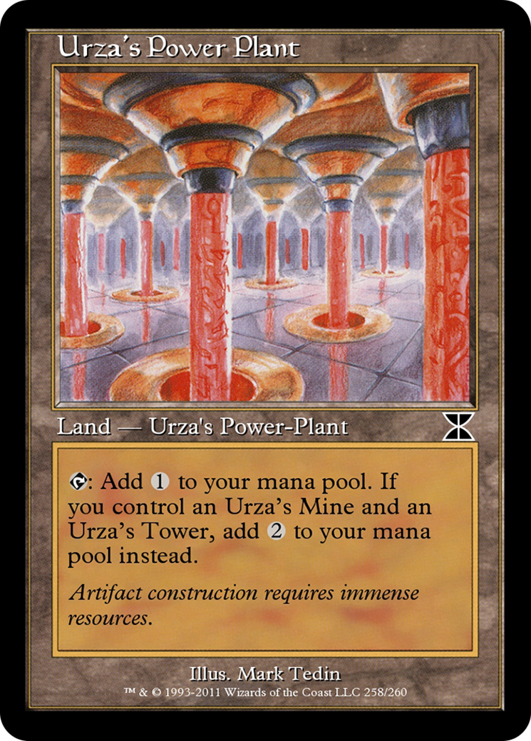 Urza's Power Plant (ME4-258C) - Masters Edition IV Foil - Premium MTG Single from Wizards of the Coast - Just $0! Shop now at Game Crave Tournament Store