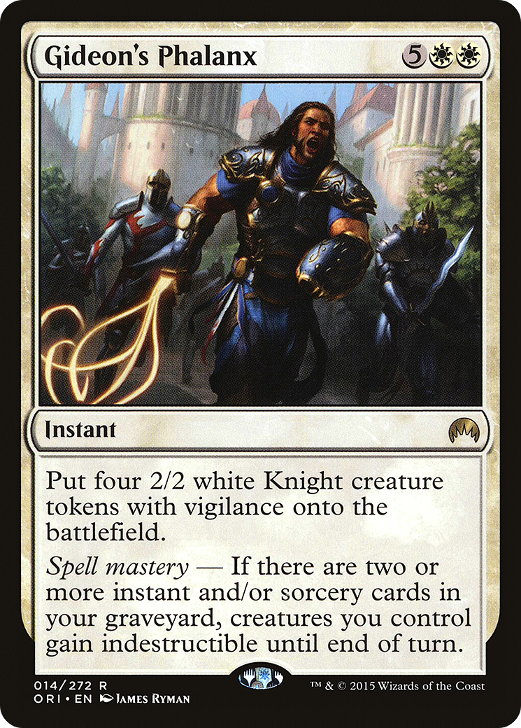 Gideon's Phalanx (ORI-014) - Magic Origins Foil - Premium MTG Single from Wizards of the Coast - Just $0.11! Shop now at Game Crave Tournament Store