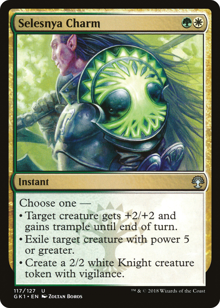 Selesnya Charm (GK1-117) - GRN Guild Kit - Premium MTG Single from Wizards of the Coast - Just $0.28! Shop now at Game Crave Tournament Store