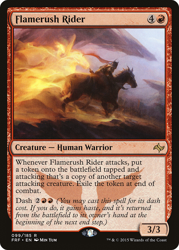 Flamerush Rider (FRF-099) - Fate Reforged - Premium MTG Single from Wizards of the Coast - Just $0.08! Shop now at Game Crave Tournament Store