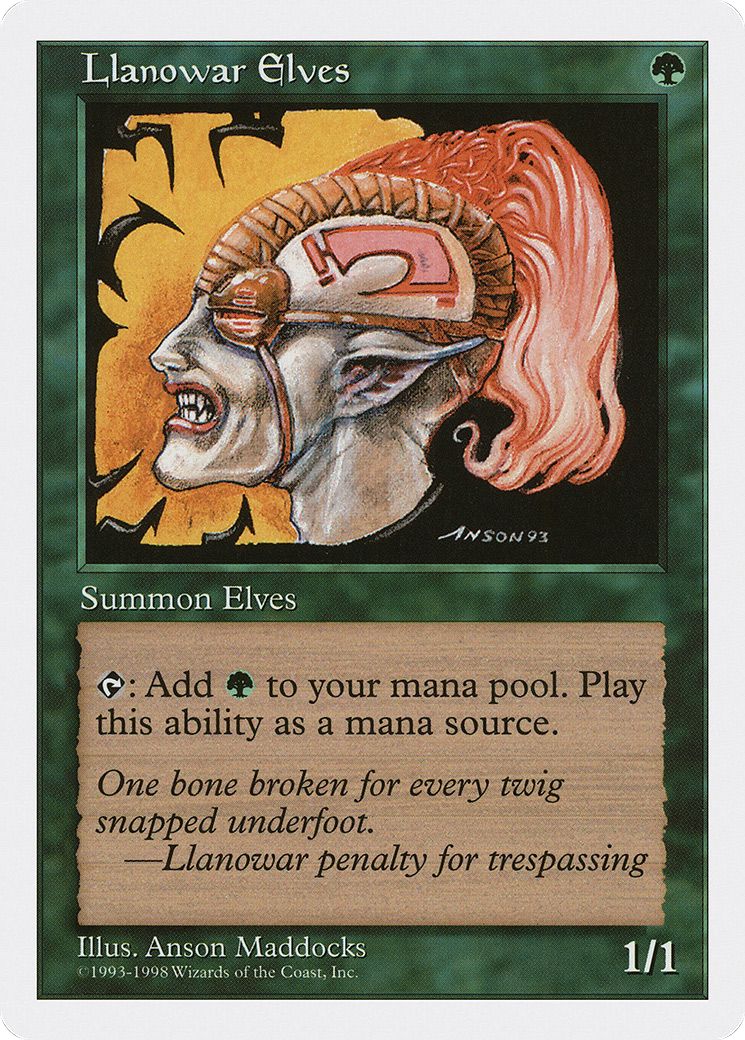 Llanowar Elves (ATH-059) - Anthologies - Premium MTG Single from Wizards of the Coast - Just $0.12! Shop now at Game Crave Tournament Store