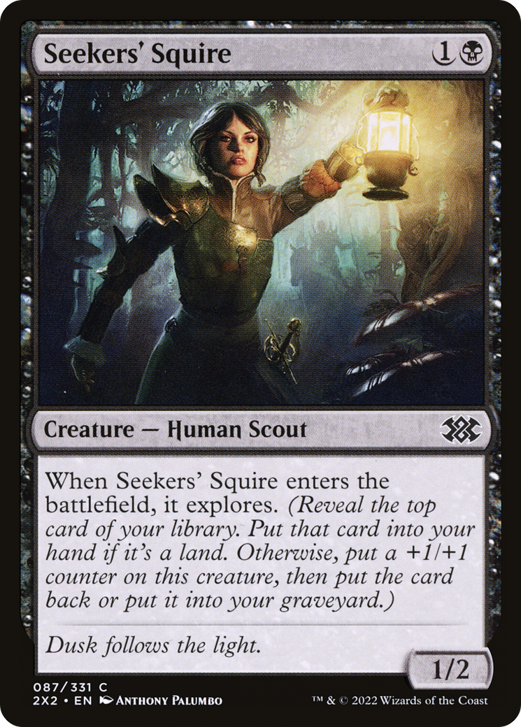 Seekers' Squire (2X2-087) - Double Masters 2022 - Premium MTG Single from Wizards of the Coast - Just $0.08! Shop now at Game Crave Tournament Store