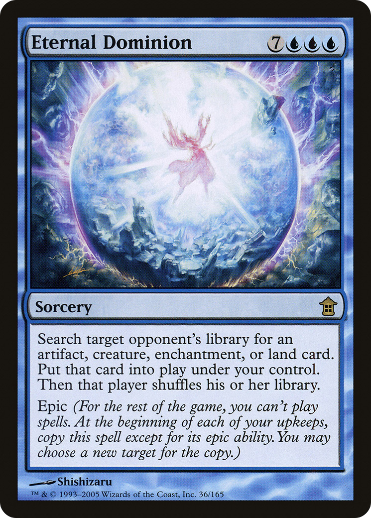 Eternal Dominion (SOK-036) - Saviors of Kamigawa - Premium MTG Single from Wizards of the Coast - Just $0.78! Shop now at Game Crave Tournament Store