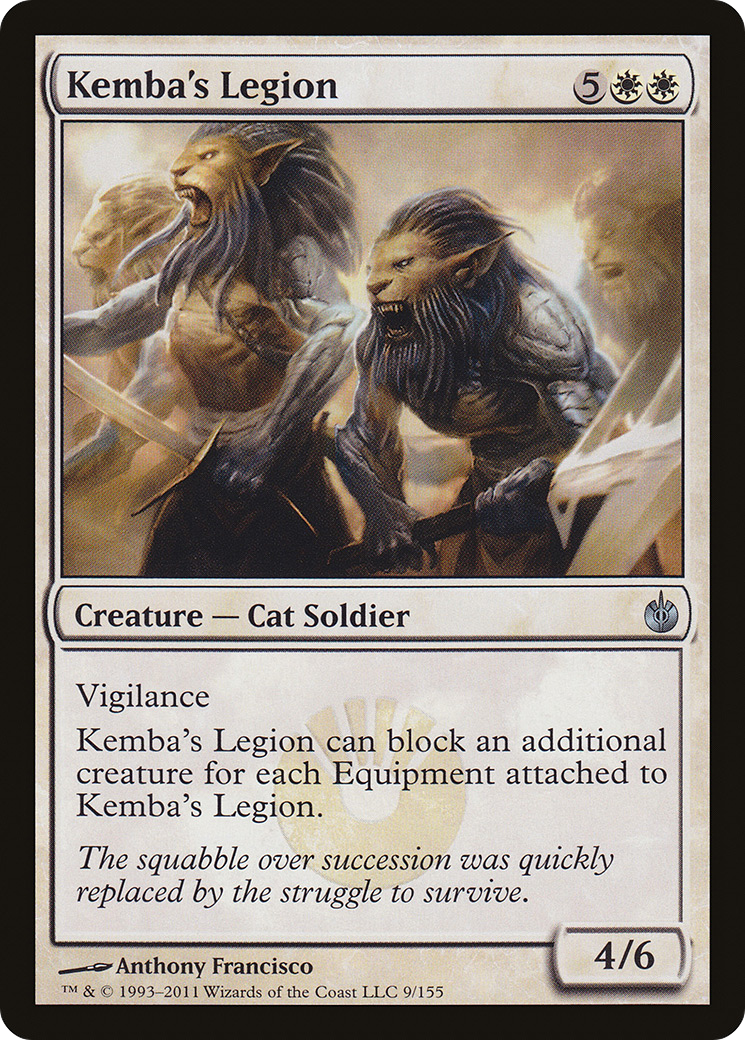 Kemba's Legion (MBS-009) - Mirrodin Besieged Foil - Premium MTG Single from Wizards of the Coast - Just $0.11! Shop now at Game Crave Tournament Store