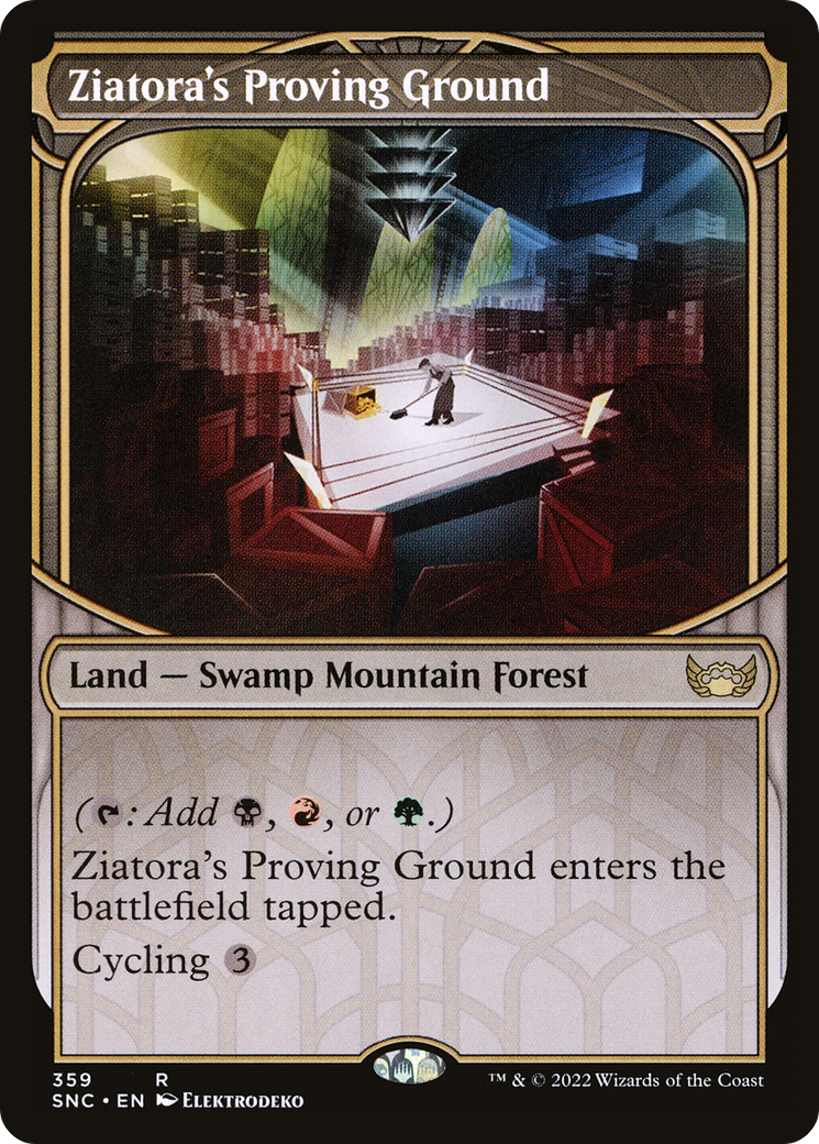 Ziatora's Proving Ground (SNC-359) - Streets of New Capenna: (Showcase) - Premium MTG Single from Wizards of the Coast - Just $4.28! Shop now at Game Crave Tournament Store