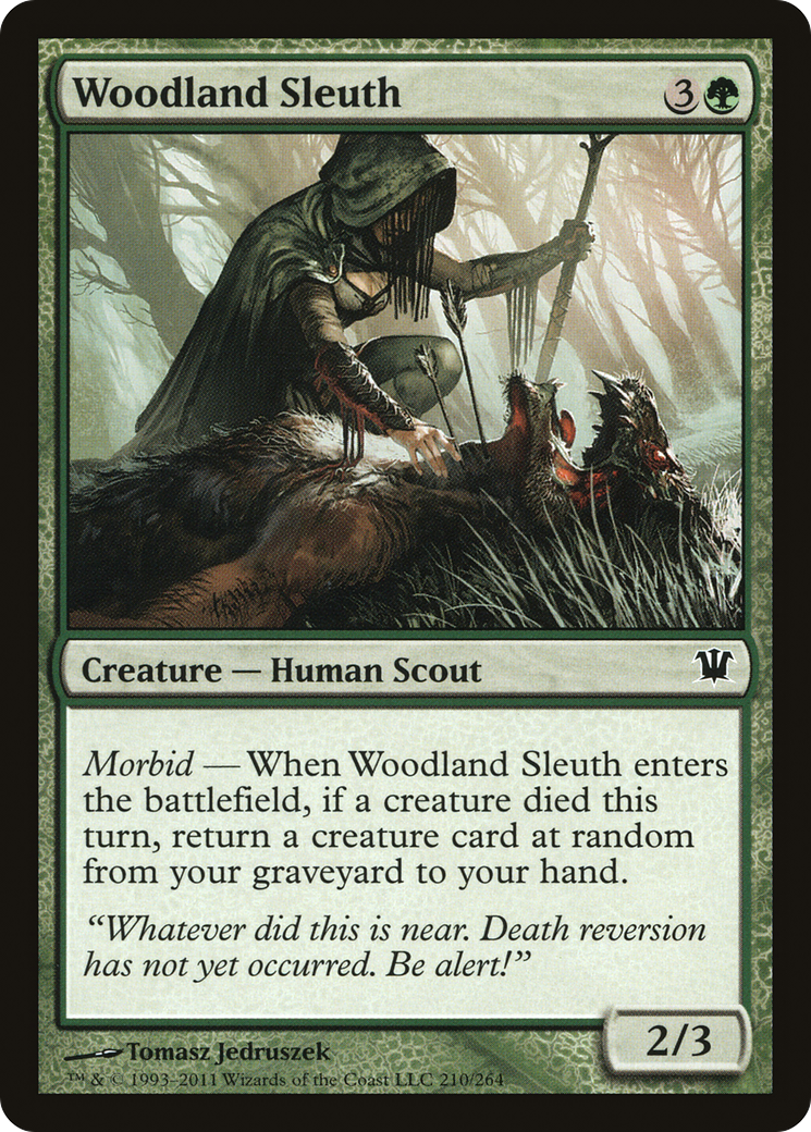Woodland Sleuth (ISD-210) - Innistrad - Premium MTG Single from Wizards of the Coast - Just $0.08! Shop now at Game Crave Tournament Store