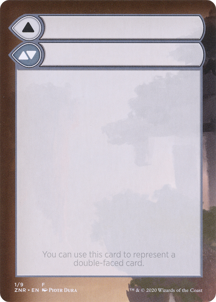 Double-Faced Substitute Card (SZNR-001) - Zendikar Rising Substitute Cards - Premium MTG Single from Wizards of the Coast - Just $0! Shop now at Game Crave Tournament Store