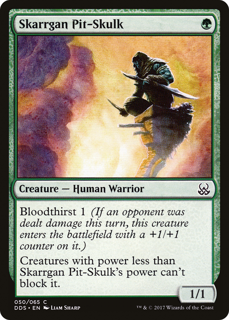 Skarrgan Pit-Skulk (DDS-050) - Duel Decks: Mind vs. Might - Premium MTG Single from Wizards of the Coast - Just $0.08! Shop now at Game Crave Tournament Store