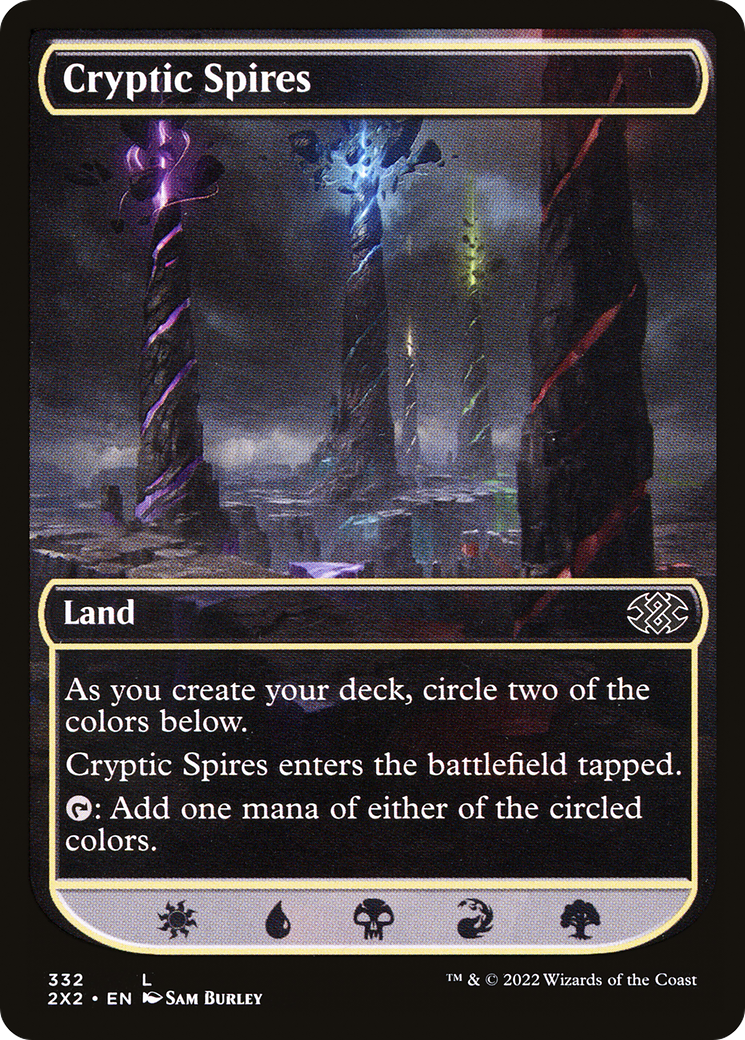 Cryptic Spires (2X2-332) - Double Masters 2022 - Premium MTG Single from Wizards of the Coast - Just $0.08! Shop now at Game Crave Tournament Store